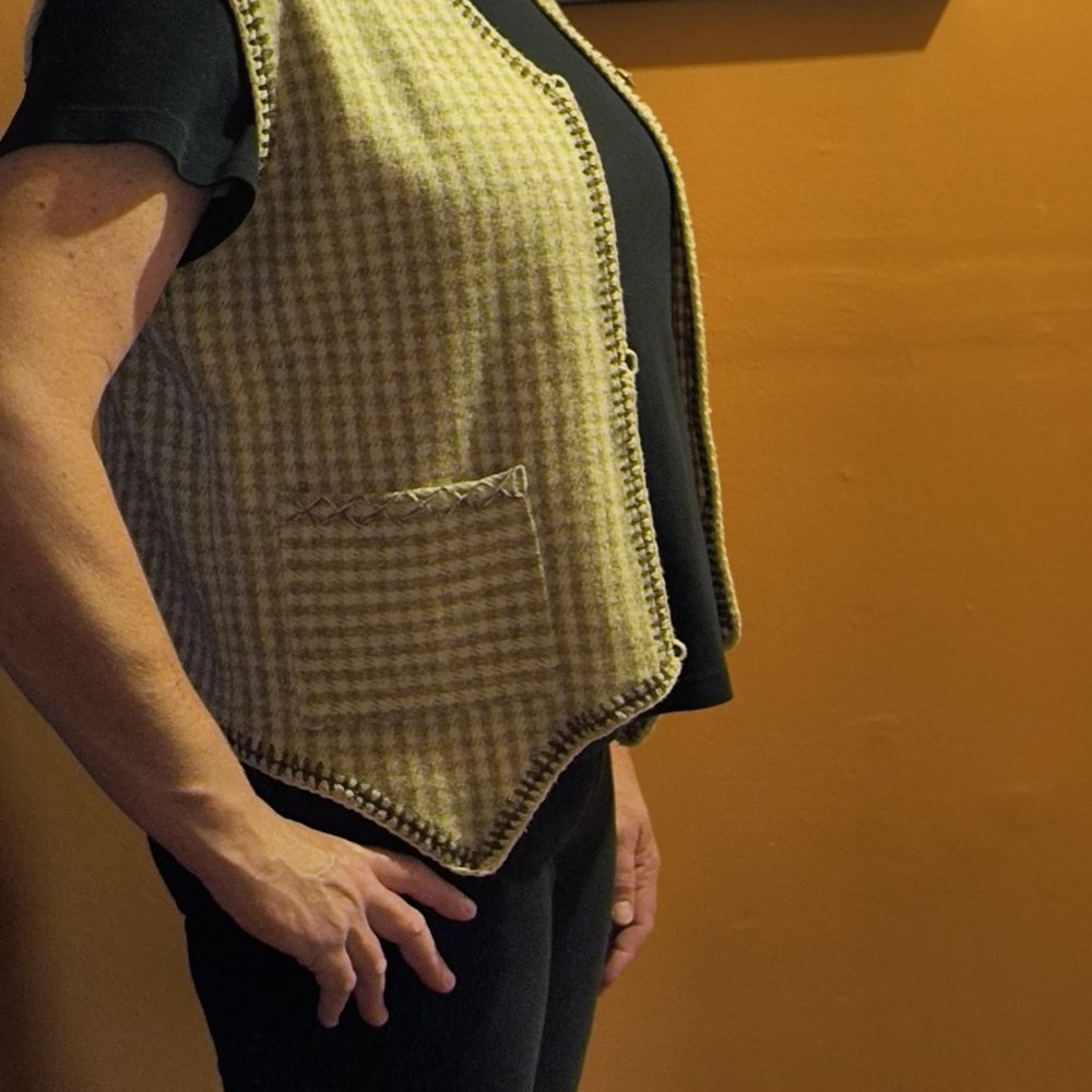 Hand Crafted Wool Vest - Picture 5 of 9